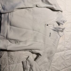 FIGS off shift 1/4 zip-cream